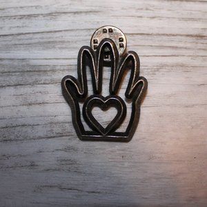 Heart in Hand Pin